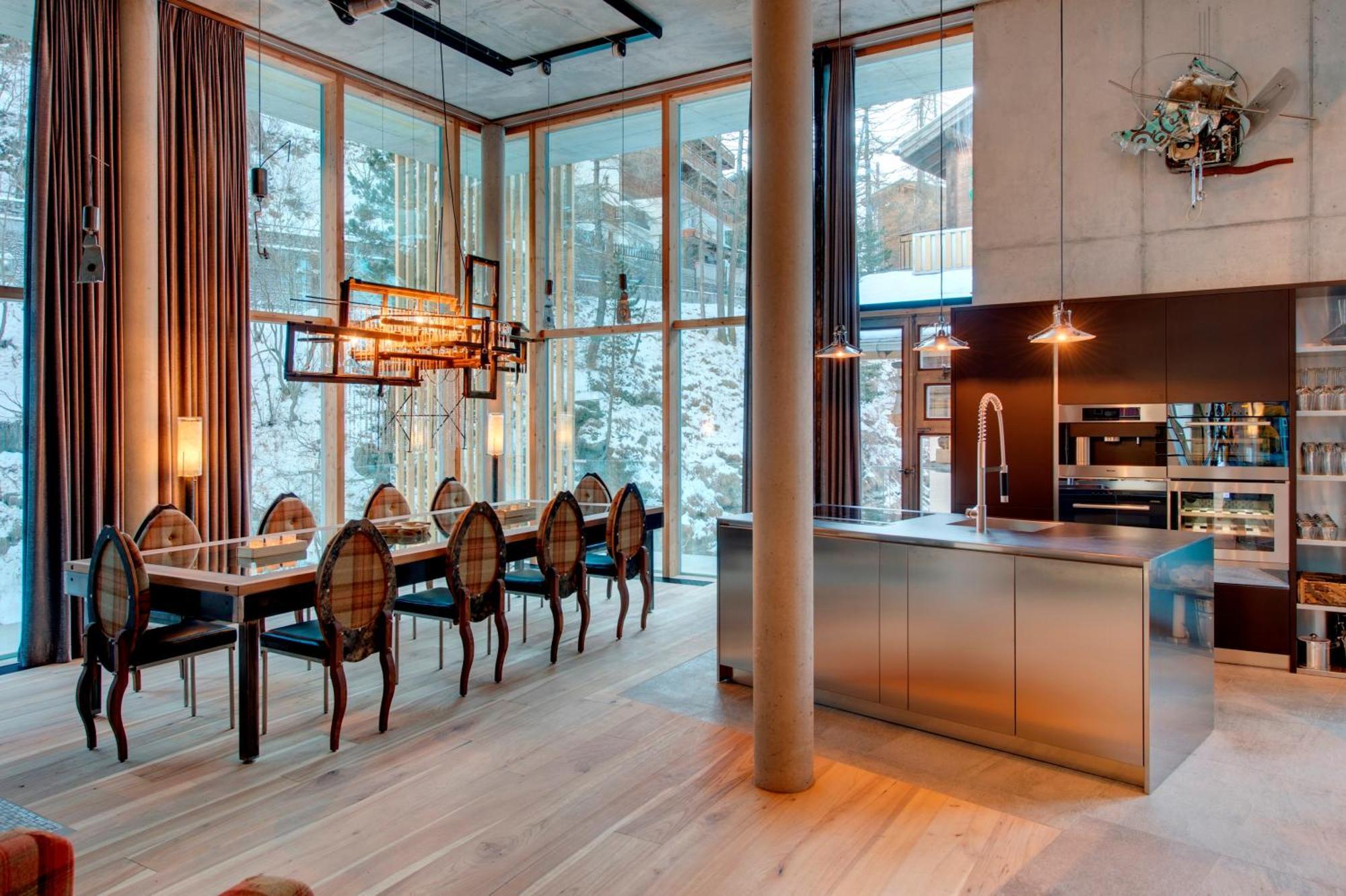 Luxury Loft By Heinz Julen Apartment Zermatt Bagian luar foto